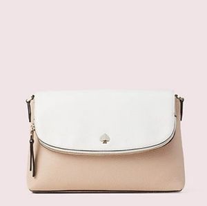Kate Spade New York Pink and White crossbody bag